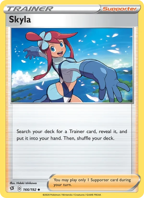 Skyla 166/192 Rebel Clash Pokémon card