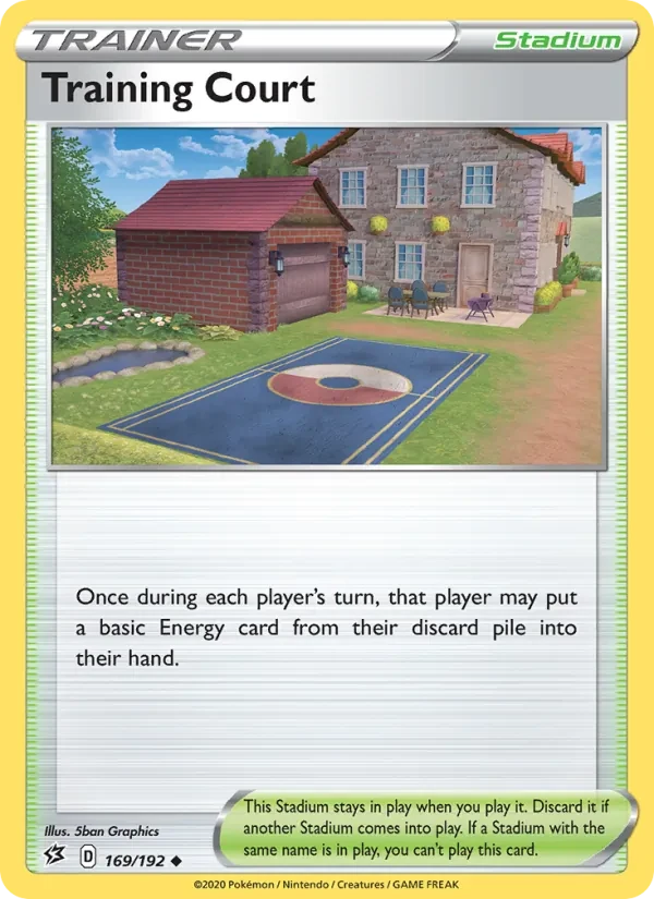 Training Court 169/192 Rebel Clash Pokémon card