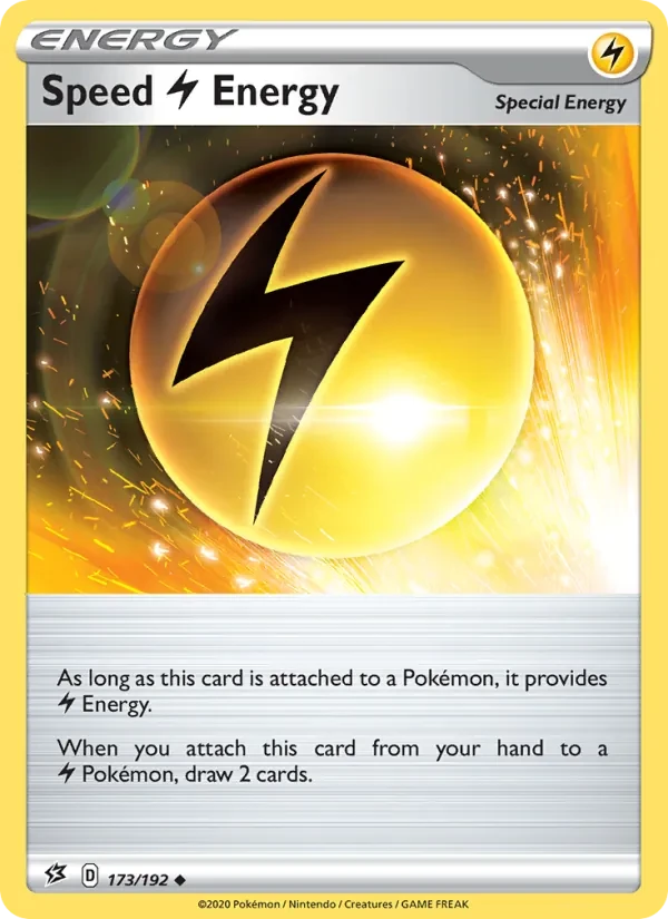 Speed Lightning Energy 173/192 Rebel Clash Pokémon card