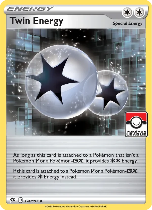 Twin Energy 174/192 Rebel Clash Pokémon card