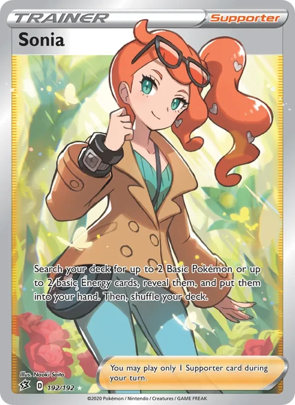 Sonia 192/192 Rebel Clash Pokémon card
