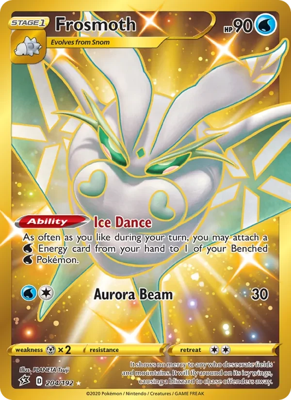 Frosmoth 204/192 Rebel Clash Pokémon card