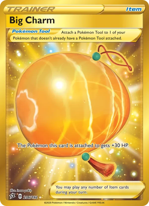 Big Charm 206/192 Rebel Clash Pokémon card