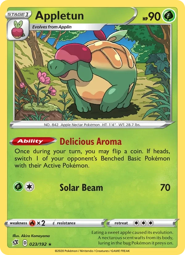Appletun 23/192 Rebel Clash Pokémon card