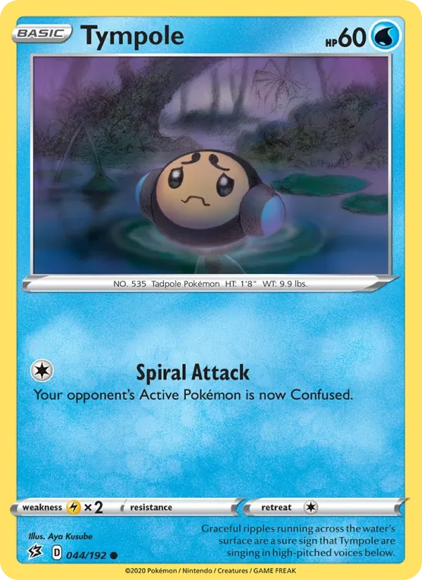 Tympole 44/192 Rebel Clash Pokémon card