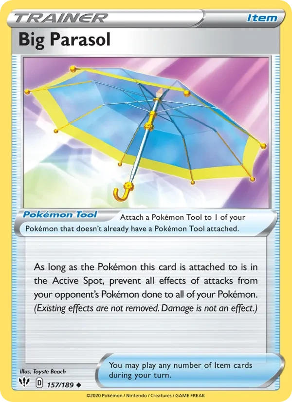 Big Parasol 157/189 Darkness Ablaze Pokémon card