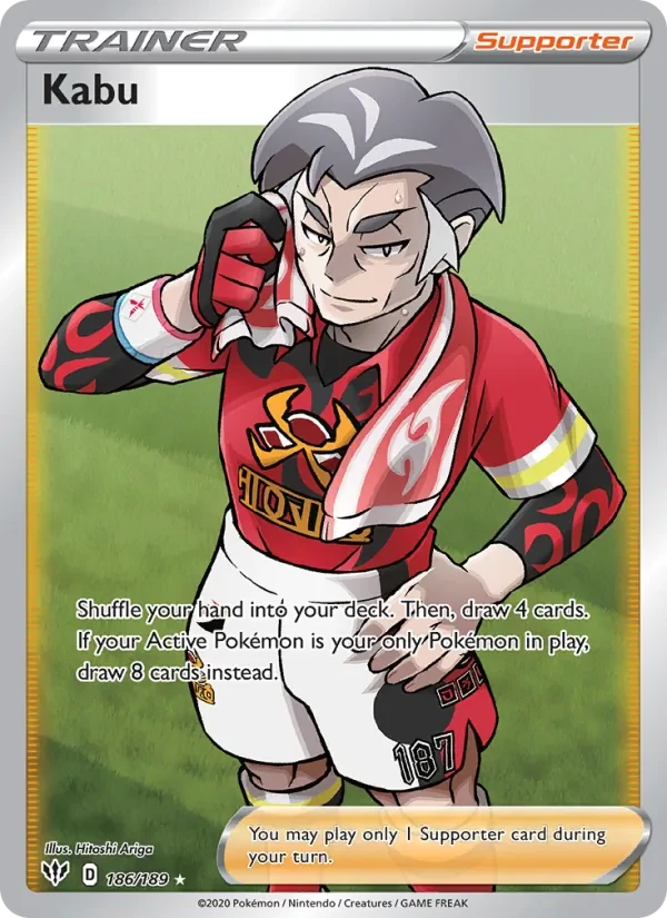 Kabu 186/189 Darkness Ablaze Pokémon card