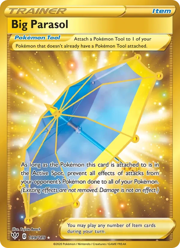 Big Parasol 199/189 Darkness Ablaze Pokémon card