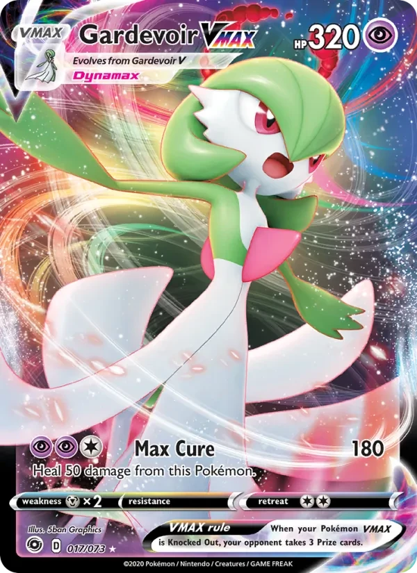 Gardevoir VMAX 17/73 Champion's Path Pokémon card
