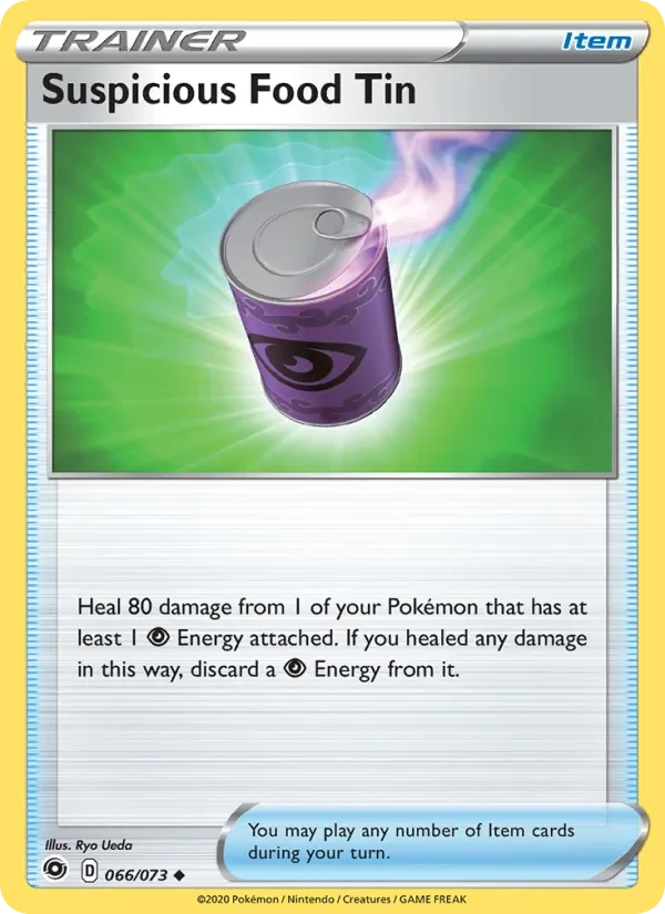 Suspicious Food Tin 66/73 Champion's Path Pokémon card