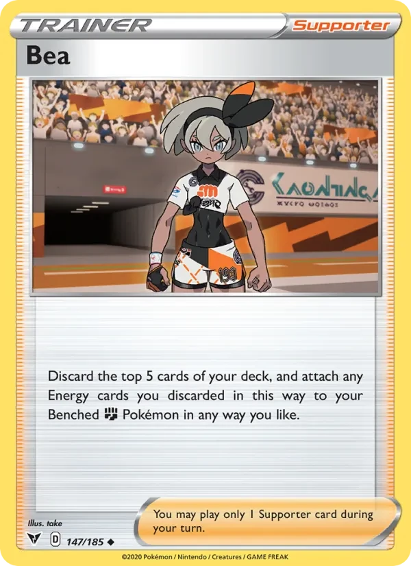 Bea 147/185 Vivid Voltage Pokémon Karte
