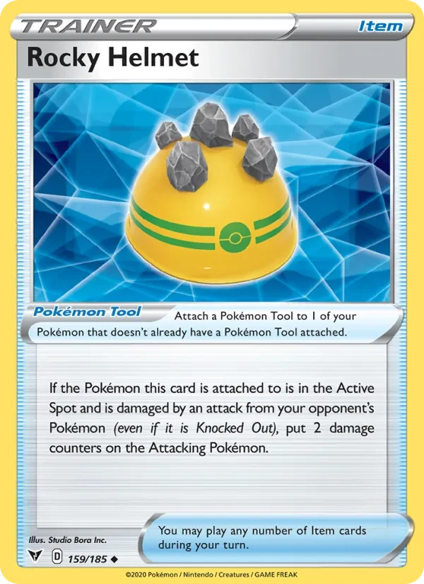 Rocky Helmet 159/185 Vivid Voltage Pokémon card