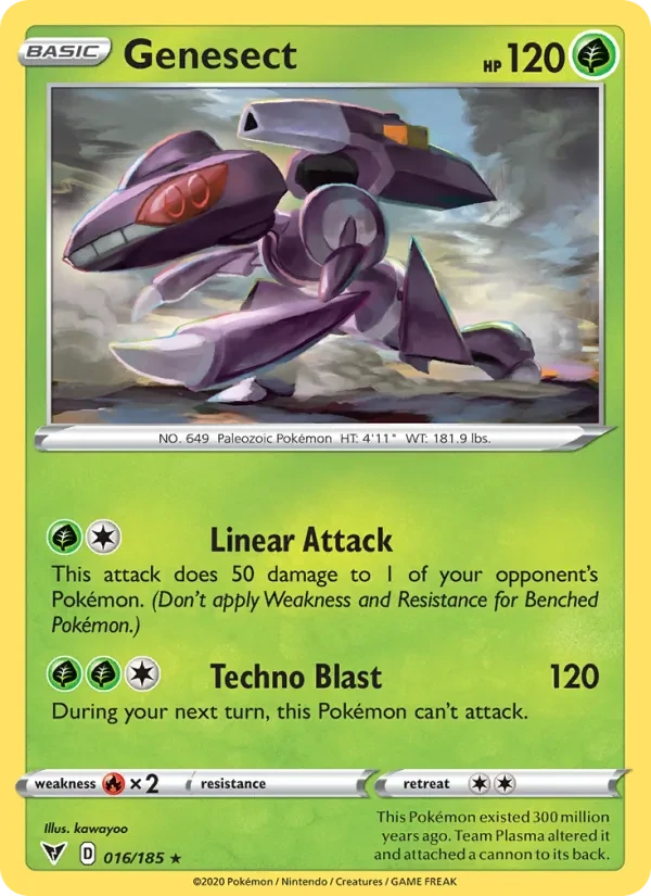 Genesect 16/185 Vivid Voltage Pokémon Karte