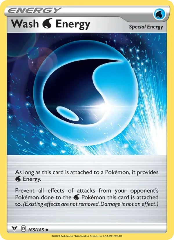 Wash Water Energy 165/185 Vivid Voltage Pokémon card