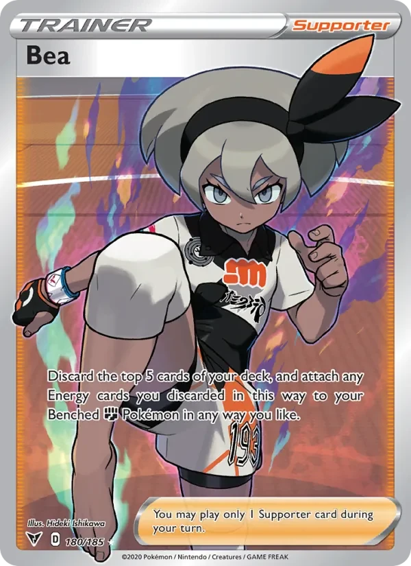 Bea 180/185 Vivid Voltage Pokémon card