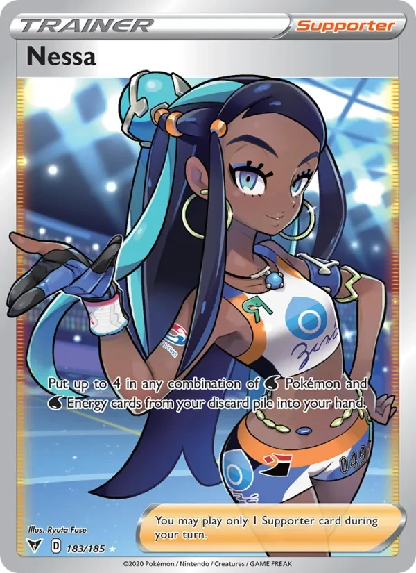 Nessa 183/185 Vivid Voltage Pokémon card