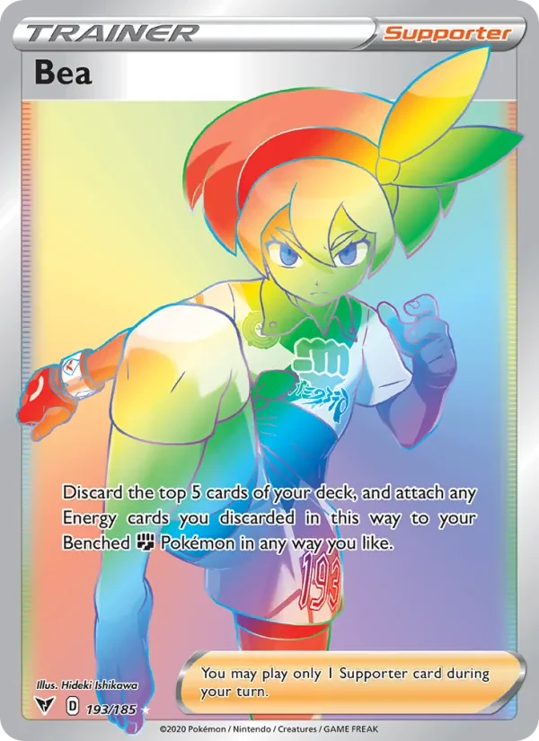Bea 193/185 Vivid Voltage Pokémon card