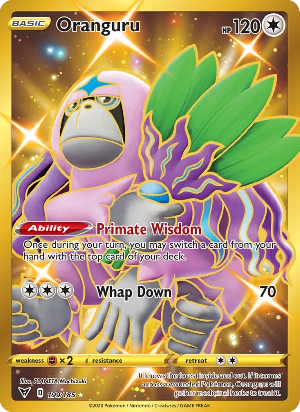 Oranguru 199/185 Vivid Voltage Pokémon card