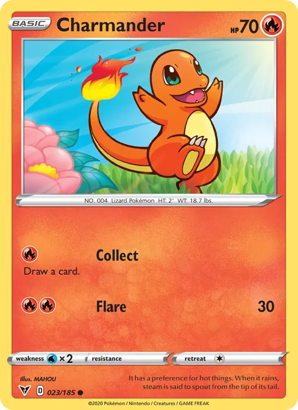 Charmander 23/185 Vivid Voltage Pokémon card