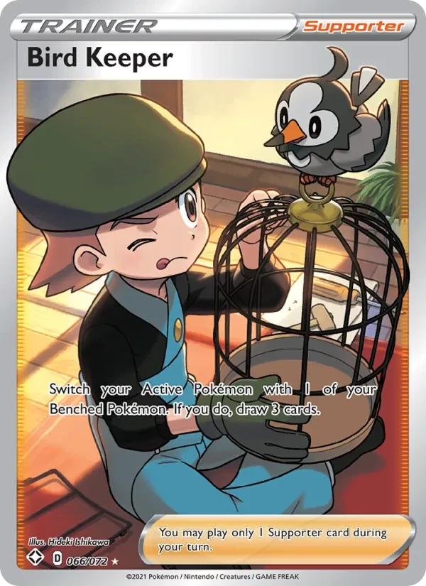 Bird Keeper 66/72 Shining Fates Pokémon card