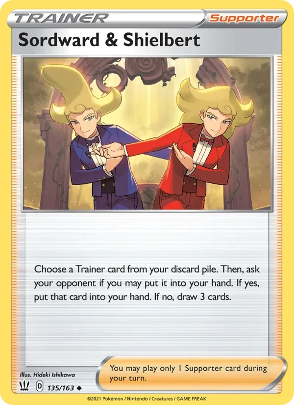 Sordward & Shielbert 135/163 Battle Styles Pokémon card