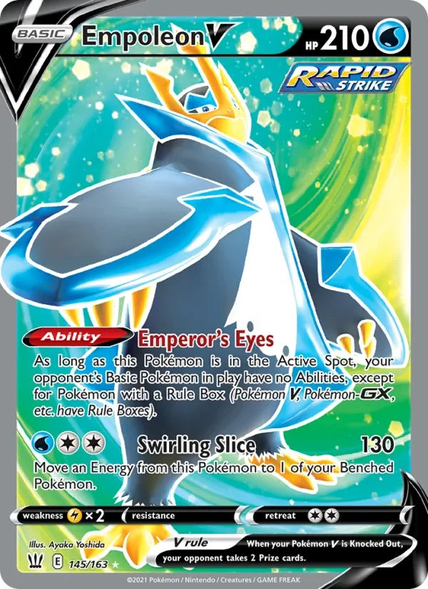 Empoleon V 145/163 Battle Styles Pokémon card