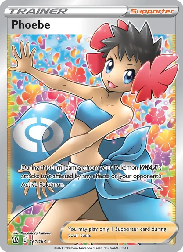 Phoebe 161/163 Battle Styles Pokémon card