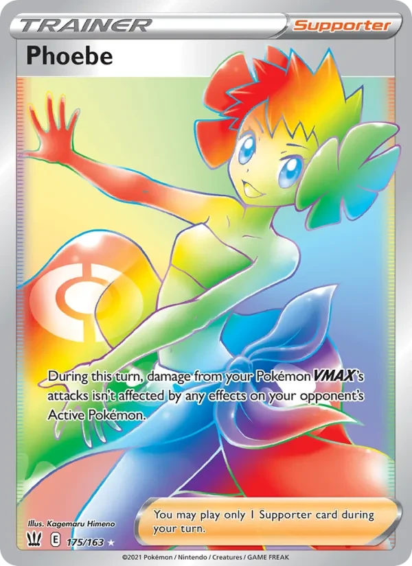 Phoebe 175/163 Battle Styles Pokémon card