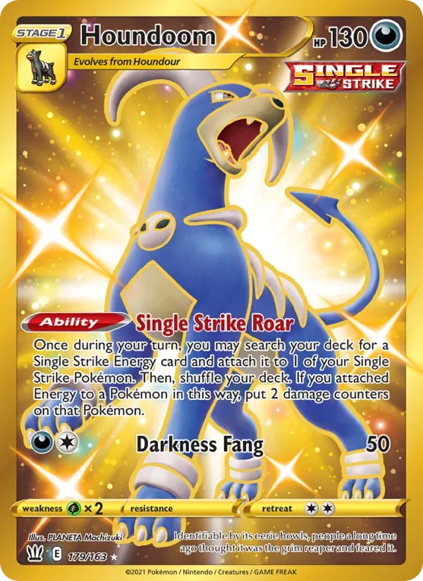 Houndoom 179/163 Battle Styles Pokémon card