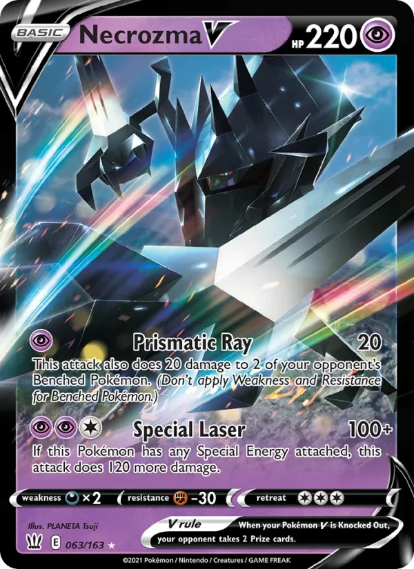 Necrozma V 63/163 Battle Styles Pokémon card