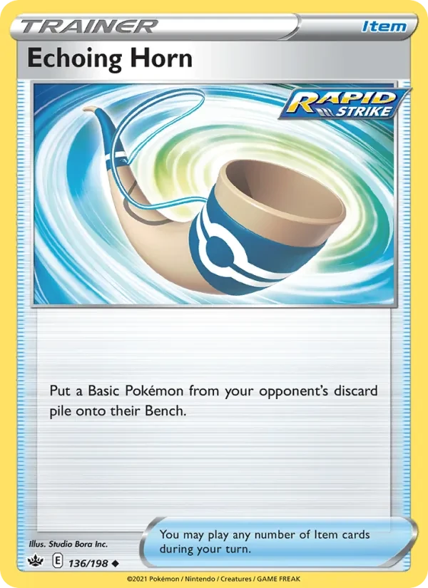 Echoing Horn 136/198 Chilling Reign Pokémon card