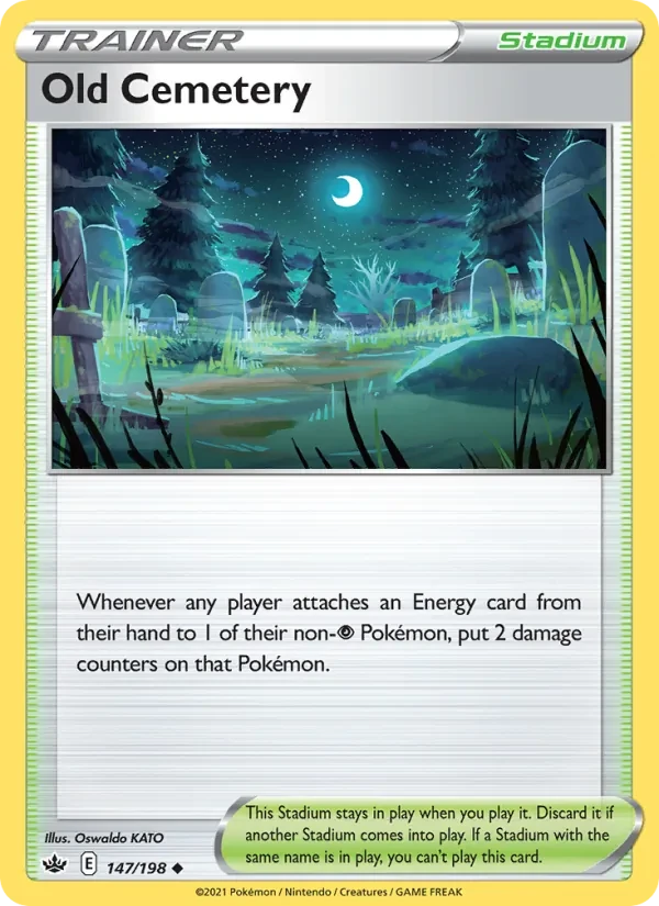 Old Cemetery 147/198 Chilling Reign Pokémon card