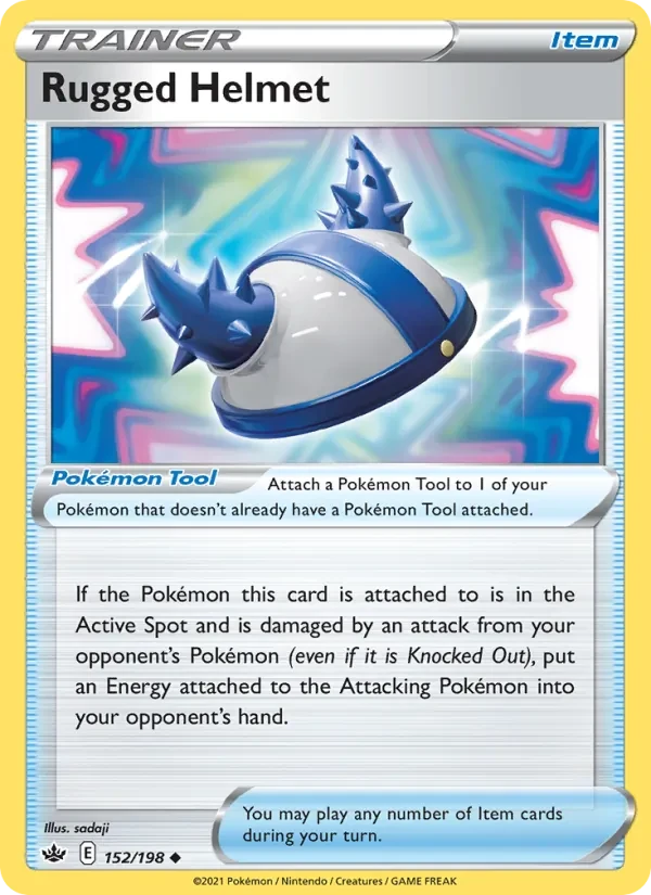 Rugged Helmet 152/198 Chilling Reign Pokémon card