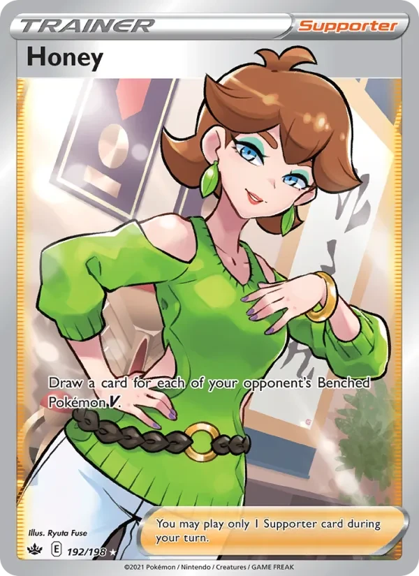 Honey 192/198 Chilling Reign Pokémon card