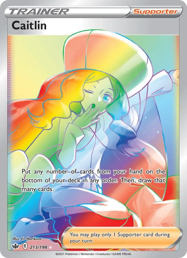Caitlin 213/198 Chilling Reign Pokémon card