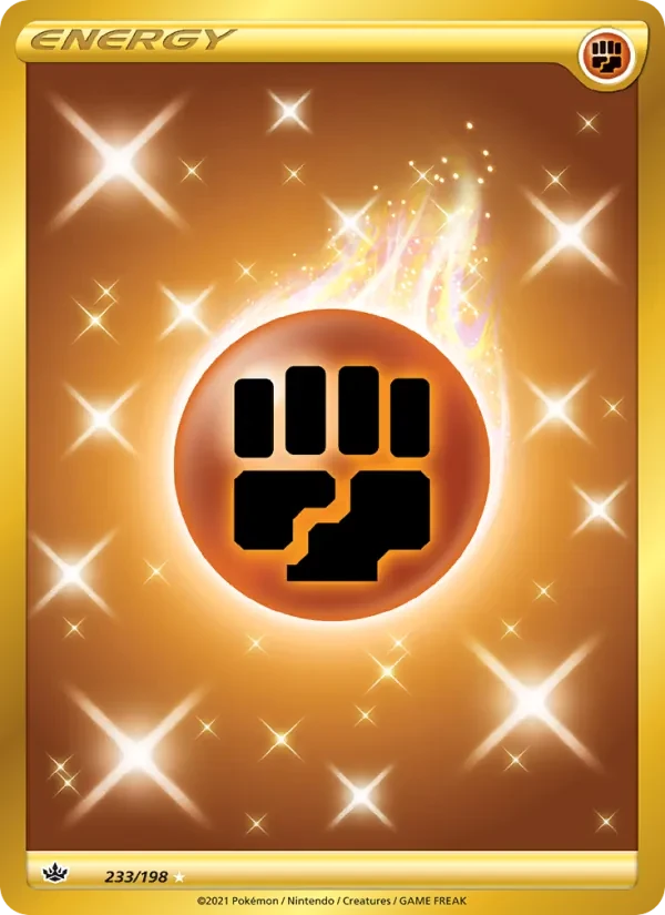 Fighting Energy 233/198 Chilling Reign Pokémon card