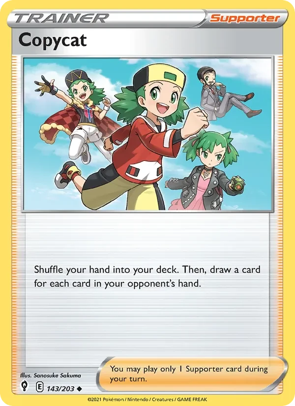 Copycat 143/203 Evolving Skies Pokémon card