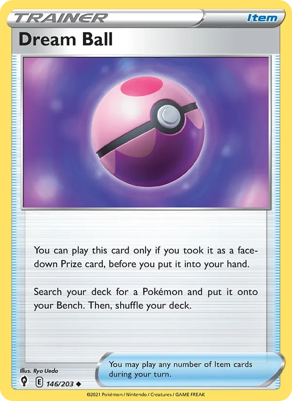 Dream Ball 146/203 Evolving Skies Pokémon card