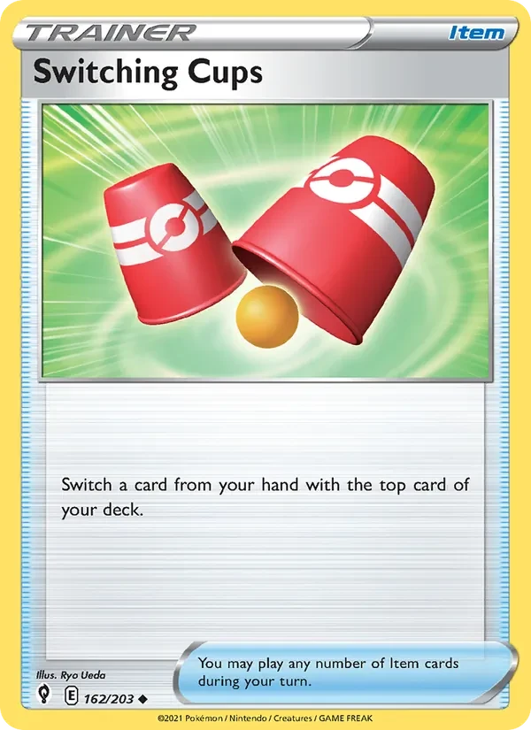 Switching Cups 162/203 Evolving Skies Pokémon card