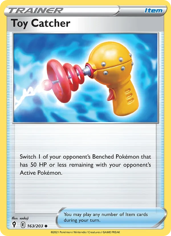 Toy Catcher 163/203 Evolving Skies Pokémon card