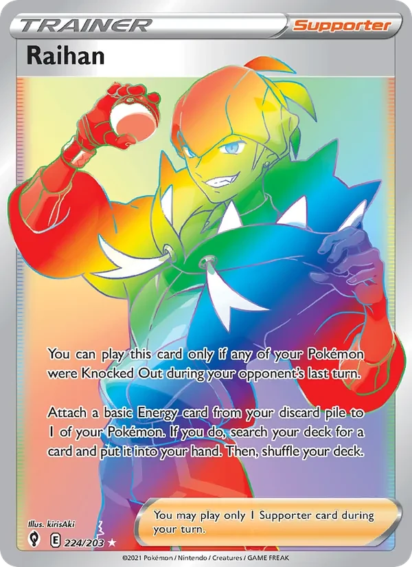 Raihan 224/203 Evolving Skies Pokémon card