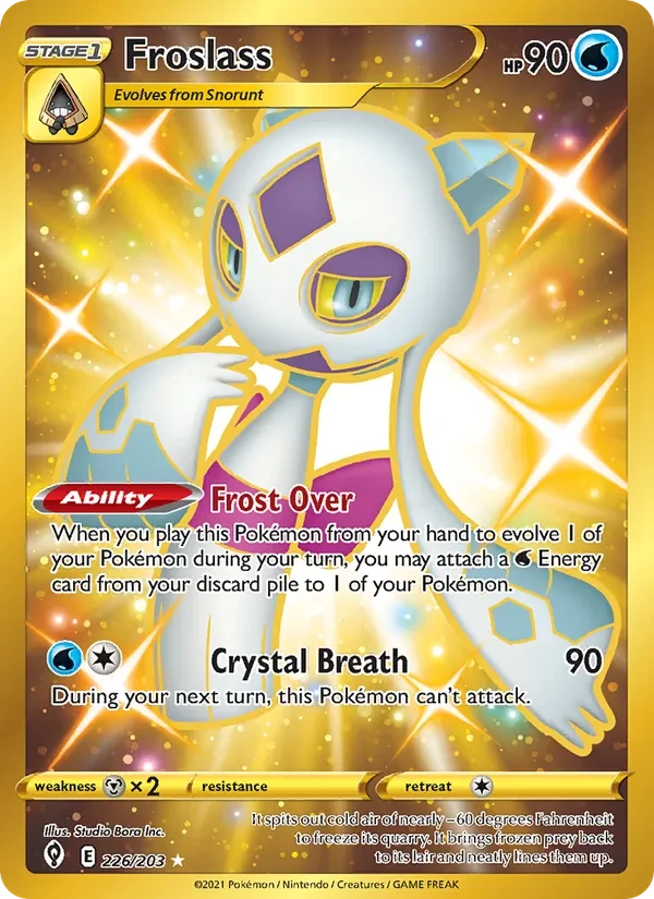 Froslass 226/203 Evolving Skies Pokémon card