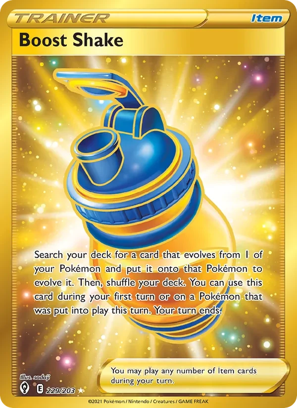 Boost Shake 229/203 Evolving Skies Pokémon kaart