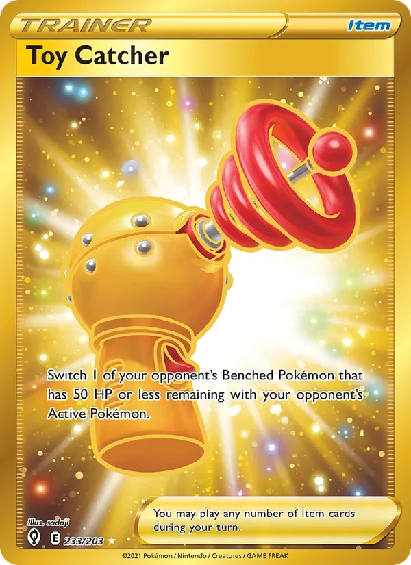 Toy Catcher 233/203 Evolving Skies Pokémon Karte