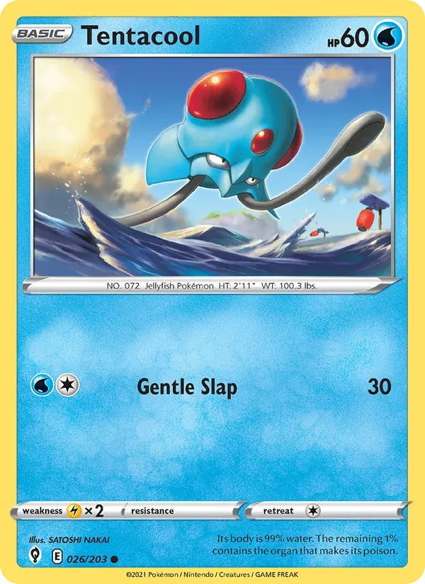 Tentacool 26/203 Evolving Skies Pokémon Karte