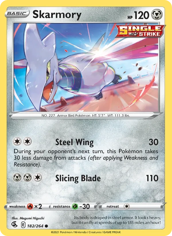 Skarmory 182/264 Fusion Strike Pokémon card