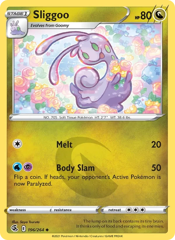 Sliggoo 196/264 Fusion Strike Pokémon card