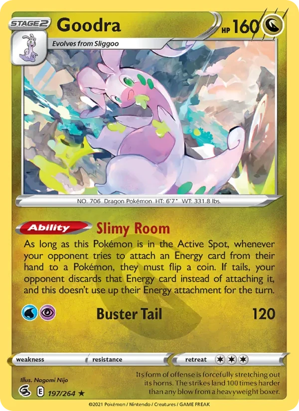 Goodra 197/264 Fusion Strike Pokémon card