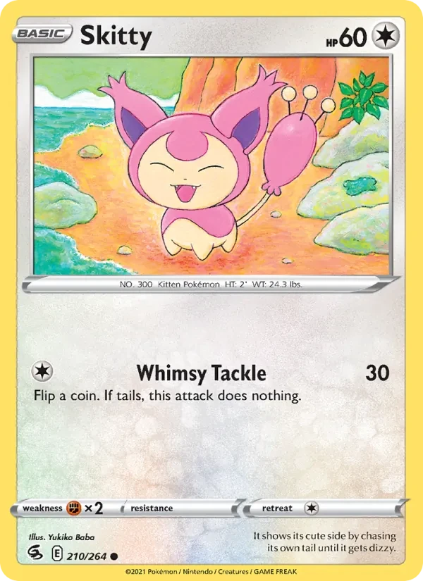 Skitty 210/264 Fusion Strike Pokémon card