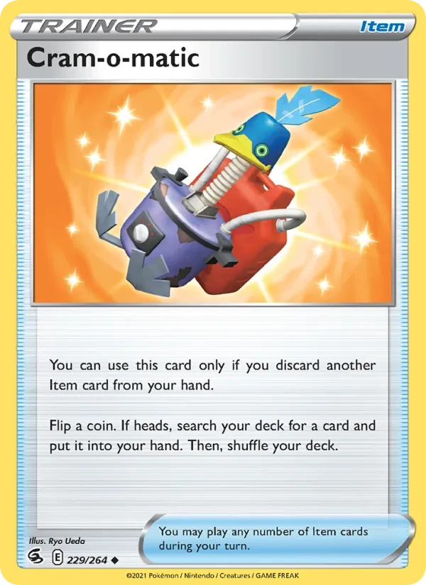 Cram-o-matic 229/264 Fusion Strike Pokémon card